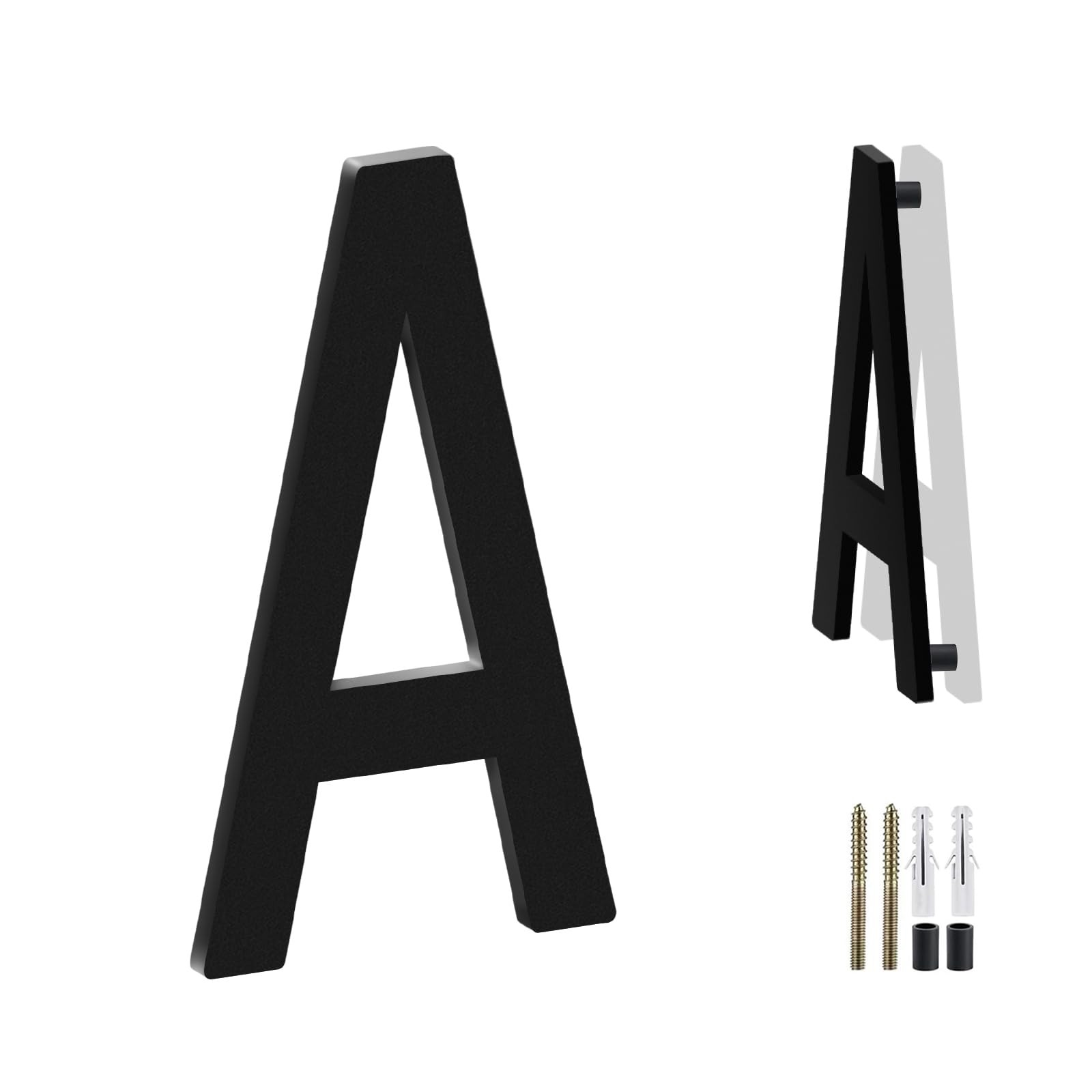 3″ 4″ 5″ 6″ 8″ 10″ Aluminum Floating House Letters, Address Letters for Outsi…