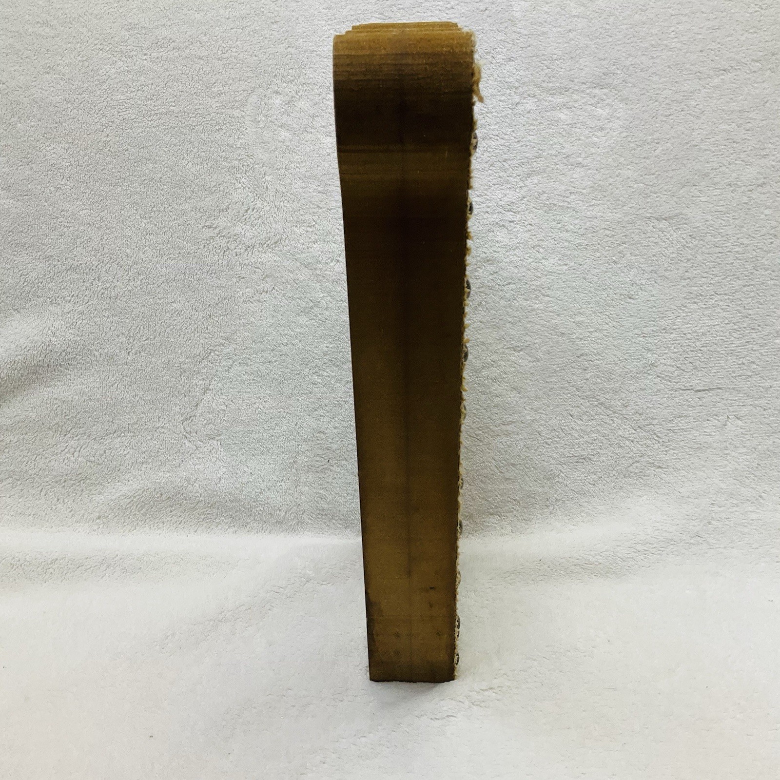 11.5”H x 9”W Decorative Burlap Brass Stud Letter W Wall Hang or Stand Solid MDF