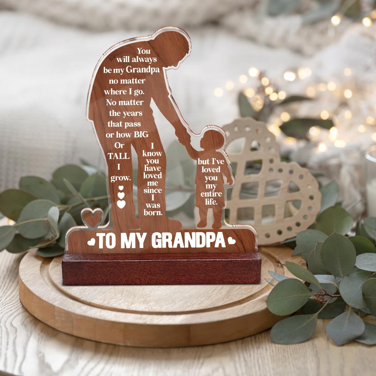 Grandpa Gifts Birthday Gifts, Best Fathers Day 4 x 5 inches, color-I