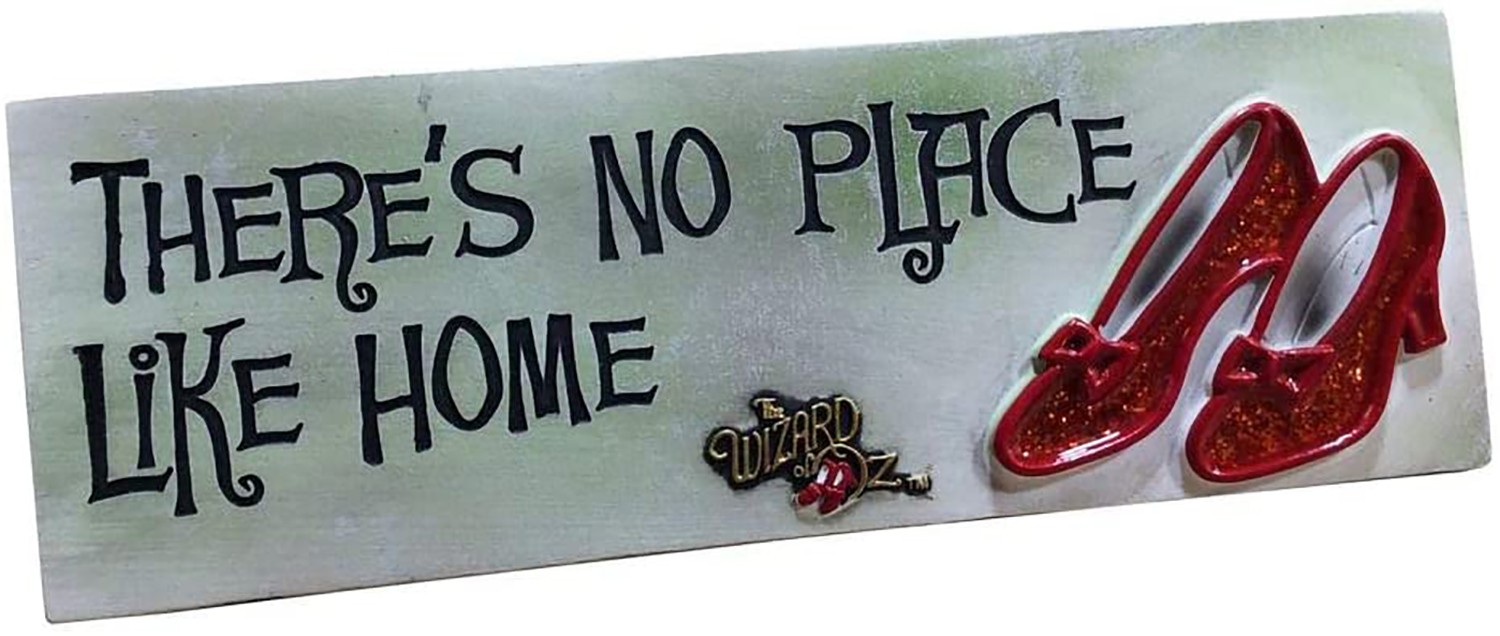 Spoontiques There’s No Place Like Home Decorative Sign, 7.75″