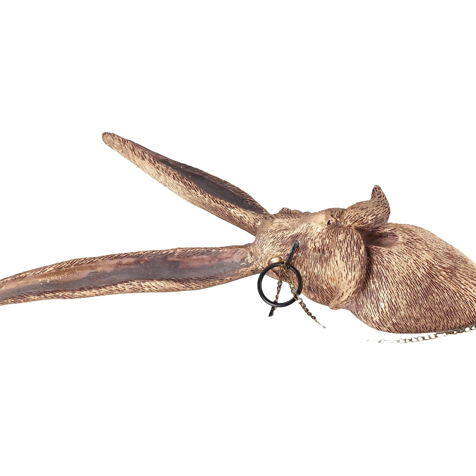 Wall Decor Rabbit Head Wall Hanging,Bronzed Resin Animal Head Sculpture with …