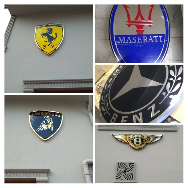 Ferrari Metal Wall Sign Decor – Ferrari Dealership Sign – 27.5 inc
