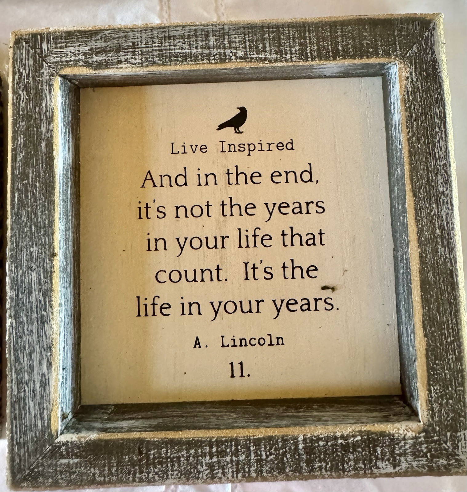 Adams & Co *RETIRED* 5″x 5″ Wood Frame Signs- Lot Of 5