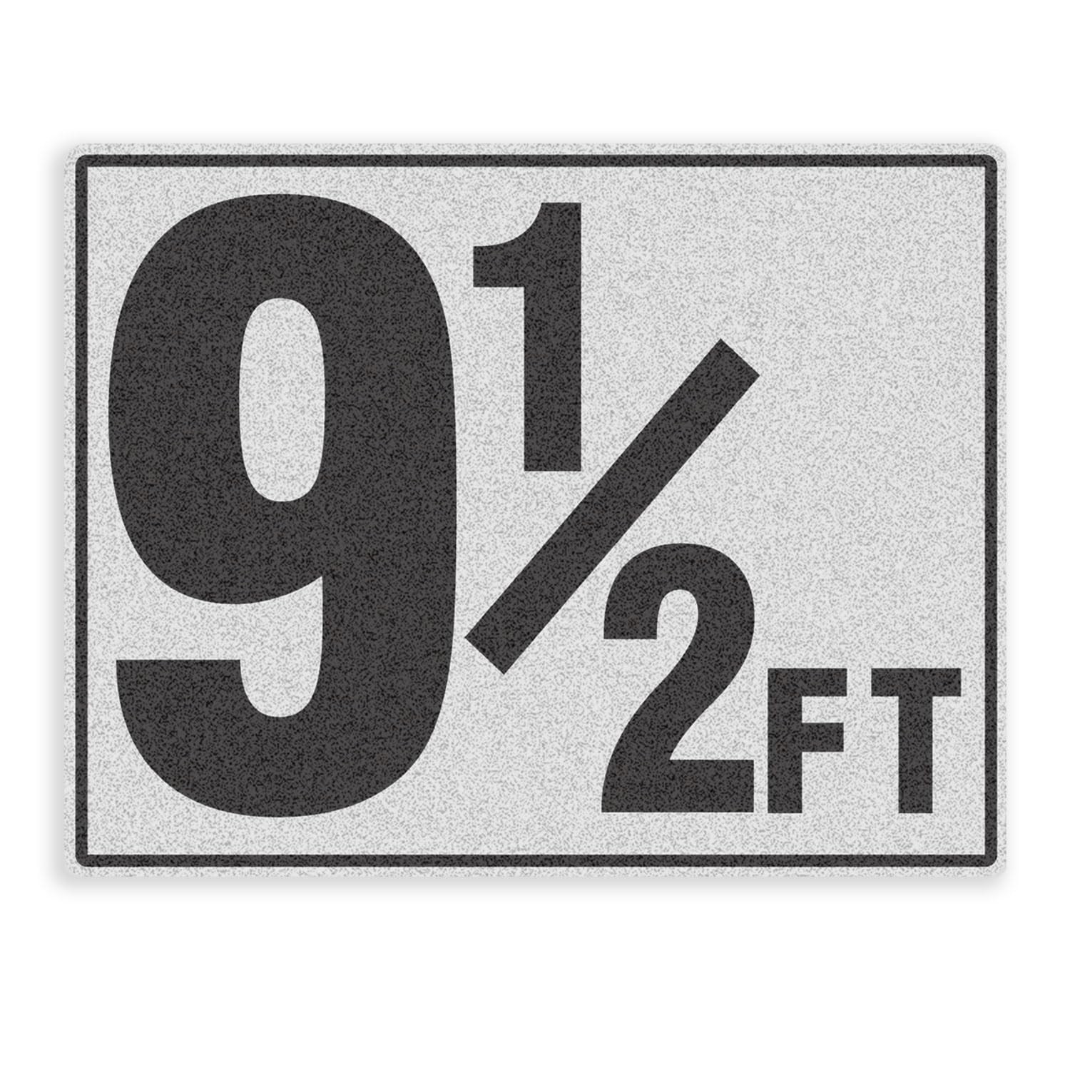 9.5FT Pool Depth Markers – 1 Pack 6×7.8 IN Vinyl Pool Stickers – Adhesive Swi…