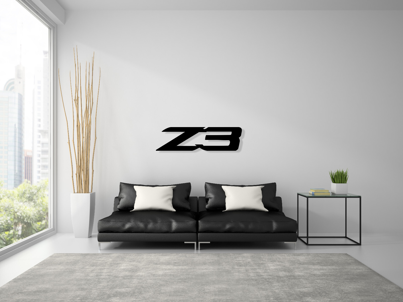 Bmw Z3 Badge Steel Wall Decor Decoration Art Coupe Roadster Convertible Z3M 2.8