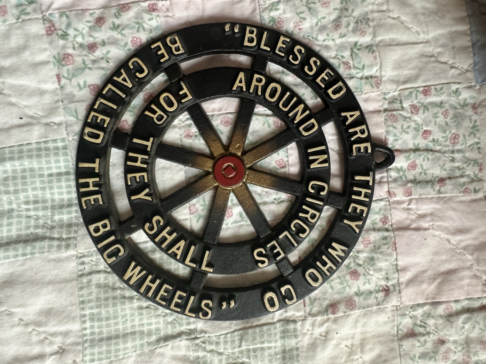 Blessed Are Are They Who Go Around In Circles For They Shall The Big -plaque