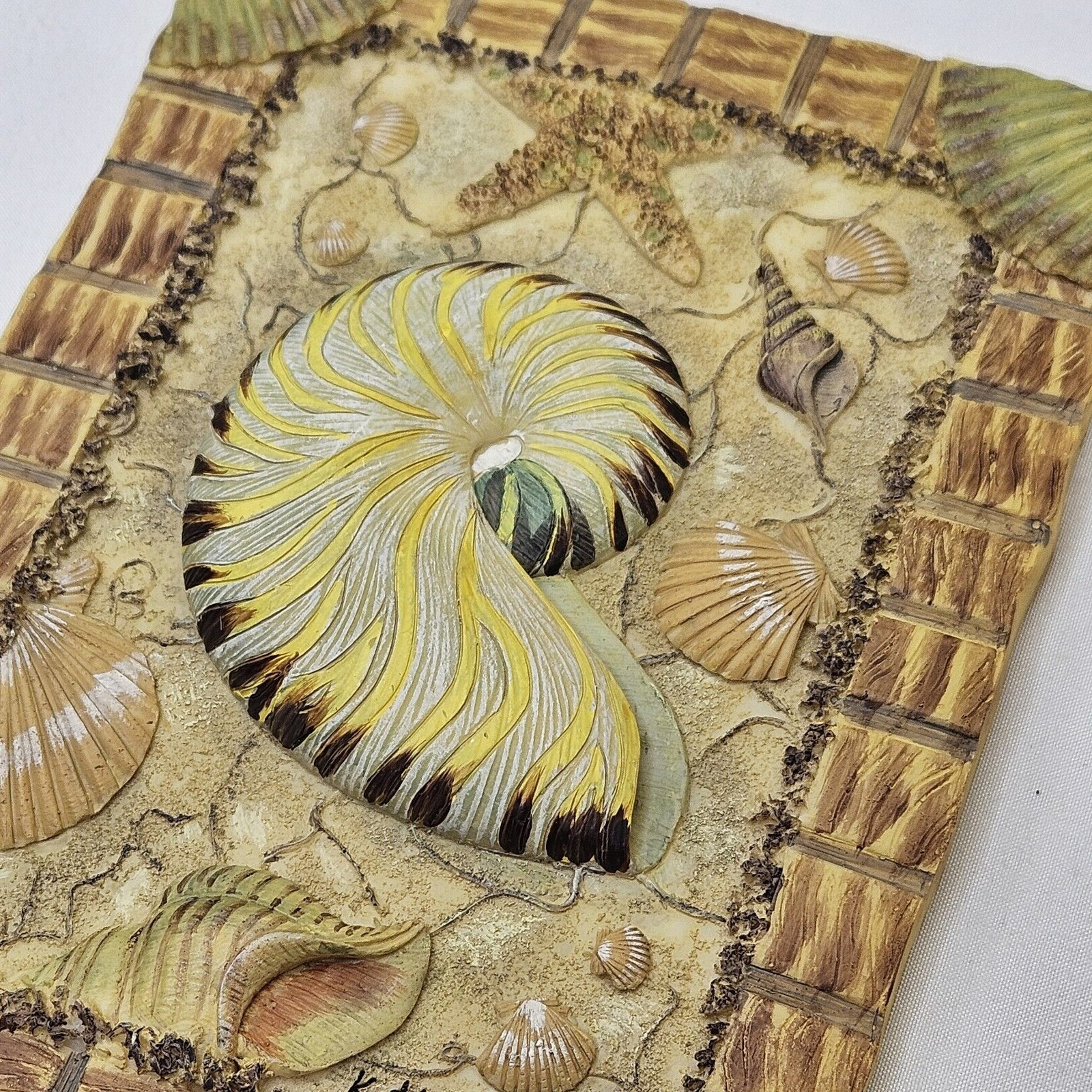 Sea Shells Wall Plaques Starfish Picture Figurine Kathleen Denis