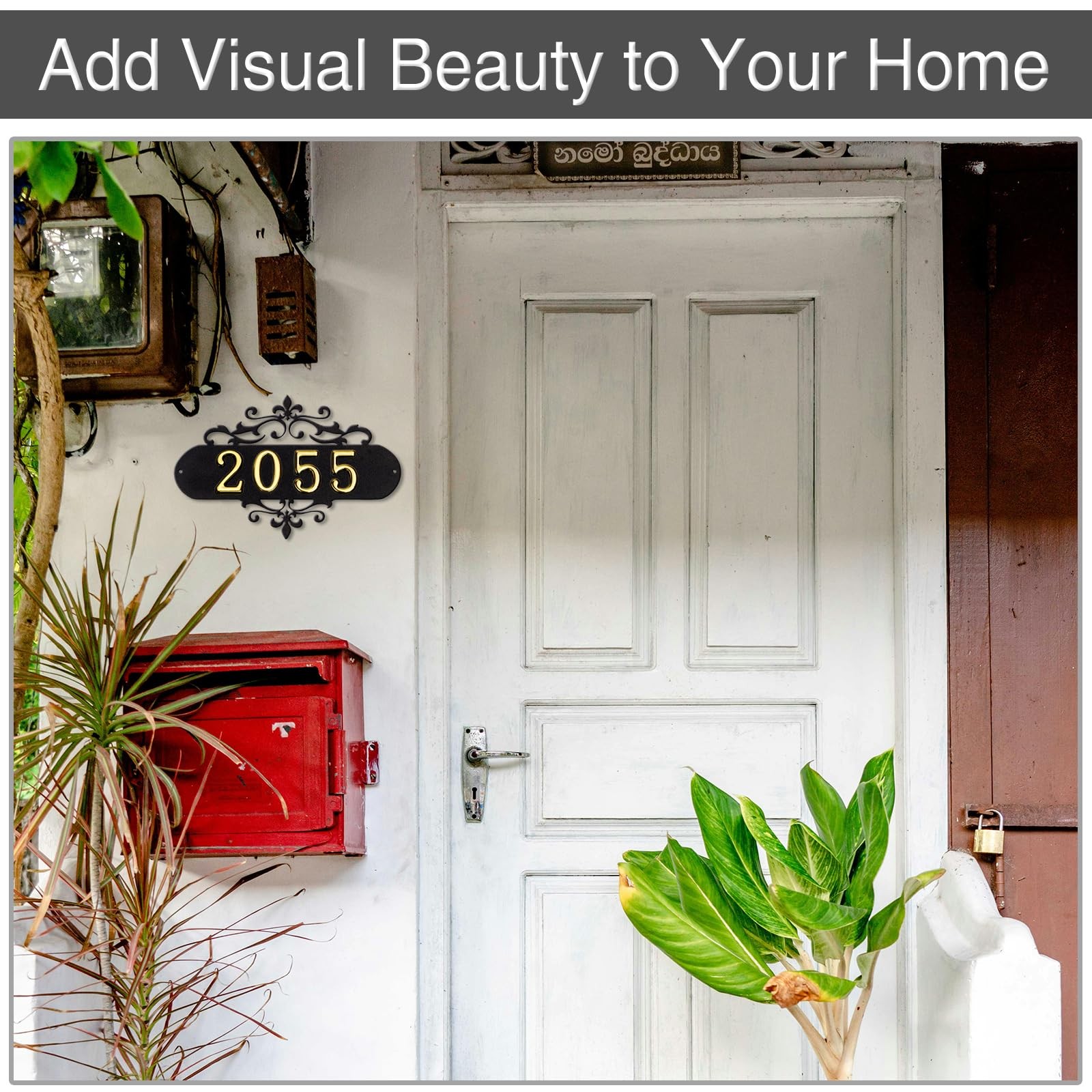 House Numbers for Outside,Metal House Address Numbers for Hotel House Home Of…