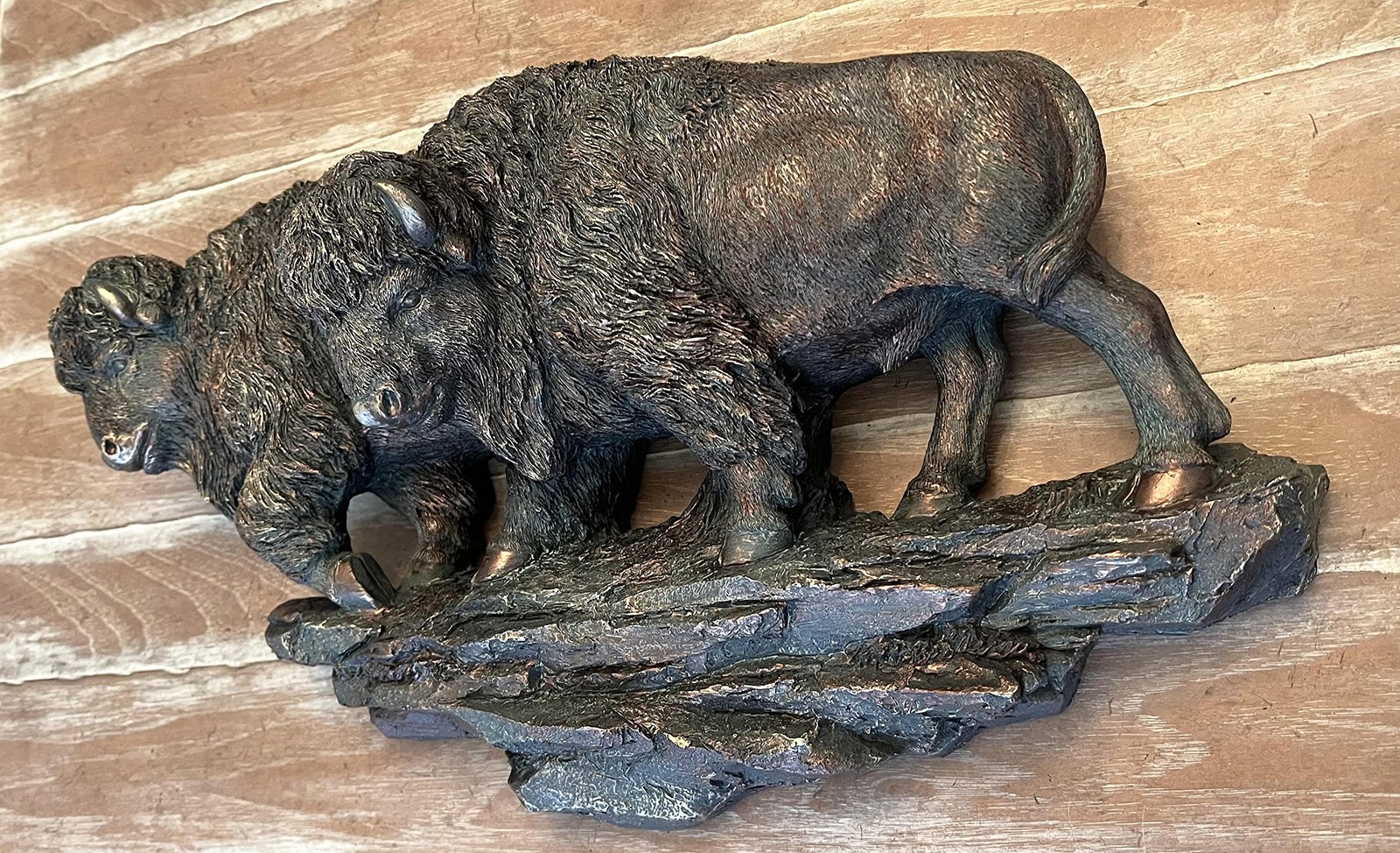 Top Brass Large Majestic Two Wild Verdigris Copper Bronze Finish