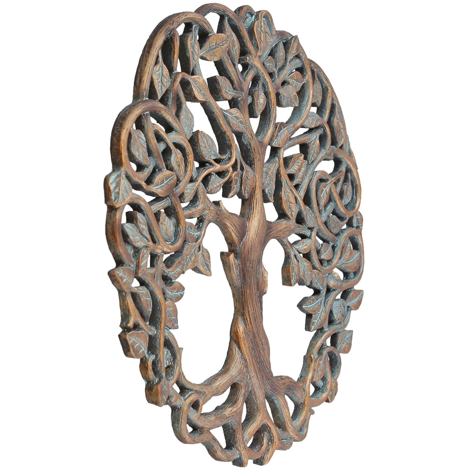 Rustic Tree of Life Wall Plaque – 11.6″ Celtic Sculpture