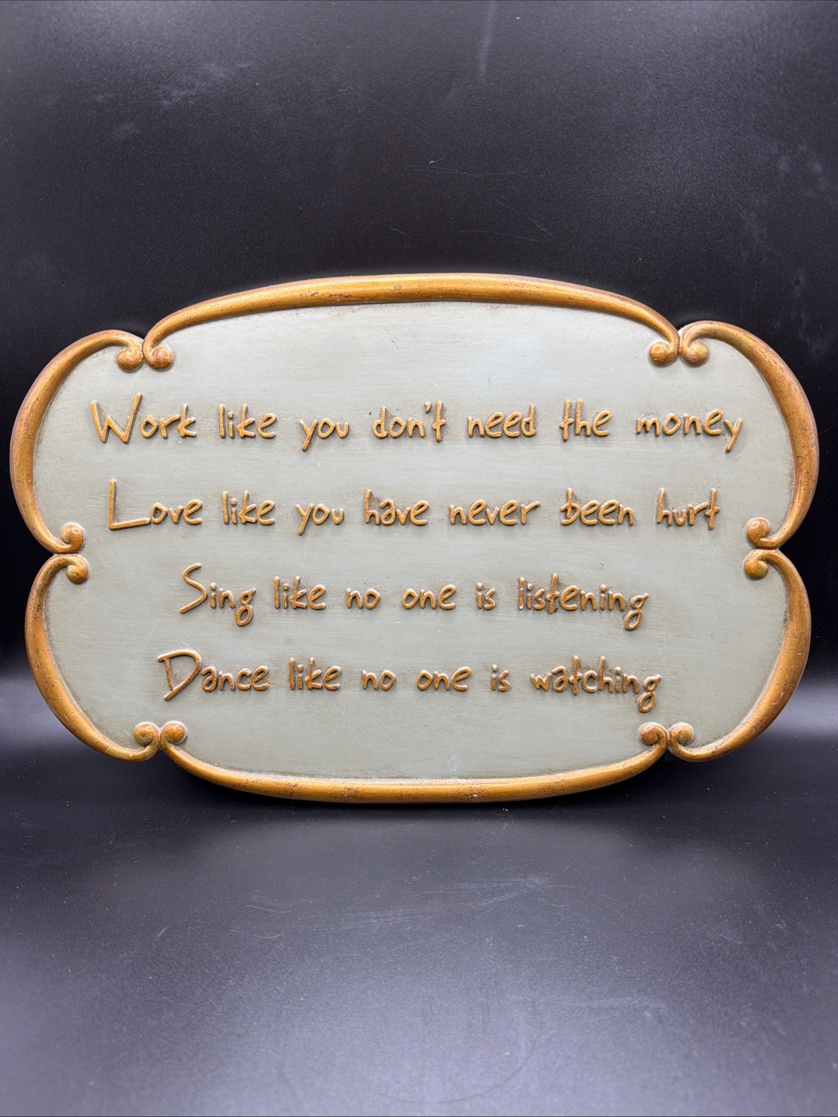 Kirkland’s Inspirational Wall Plaque Dance Like No One Is Watching 13.5” By 9”