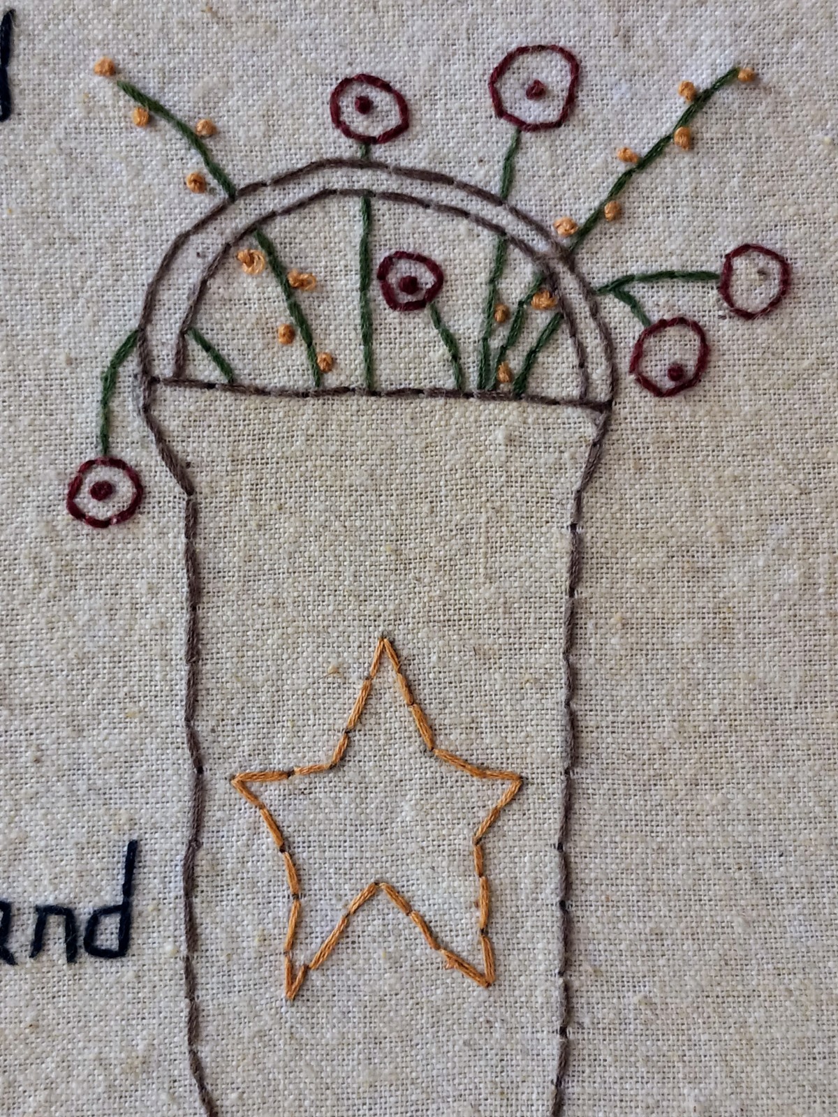 Framed Embroidered Stitcheries Sign – Rules To Live By Wall Hanging Decor. #R