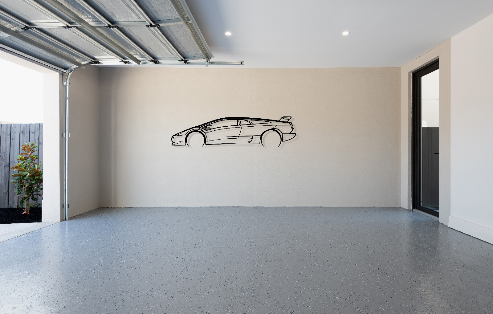 Silhouette For Lamborghini Diablo Steel Wall Decor Decoration Art Sv Gt 6.0 Vt