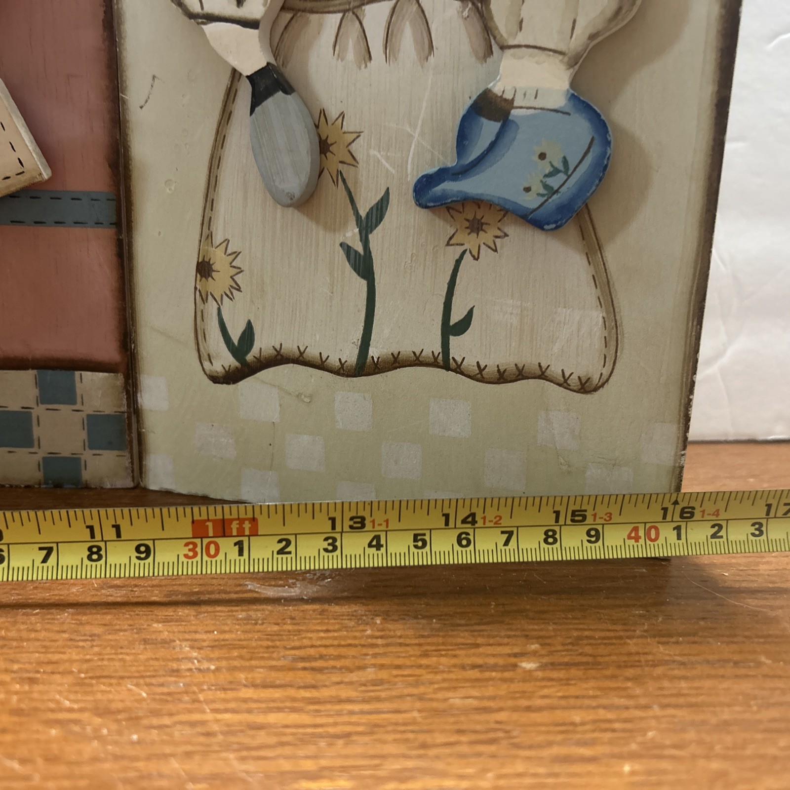 Country Rustic Angel Trio Spring Garden Table Top Decoration Cottage Core