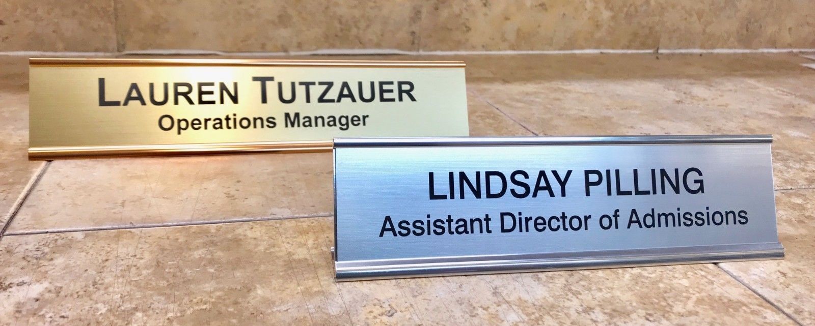 NAME PLATE OFFICE ENGRAVED DOOR/WALL PERSONALIZED 2X8, 2X10, 2X12