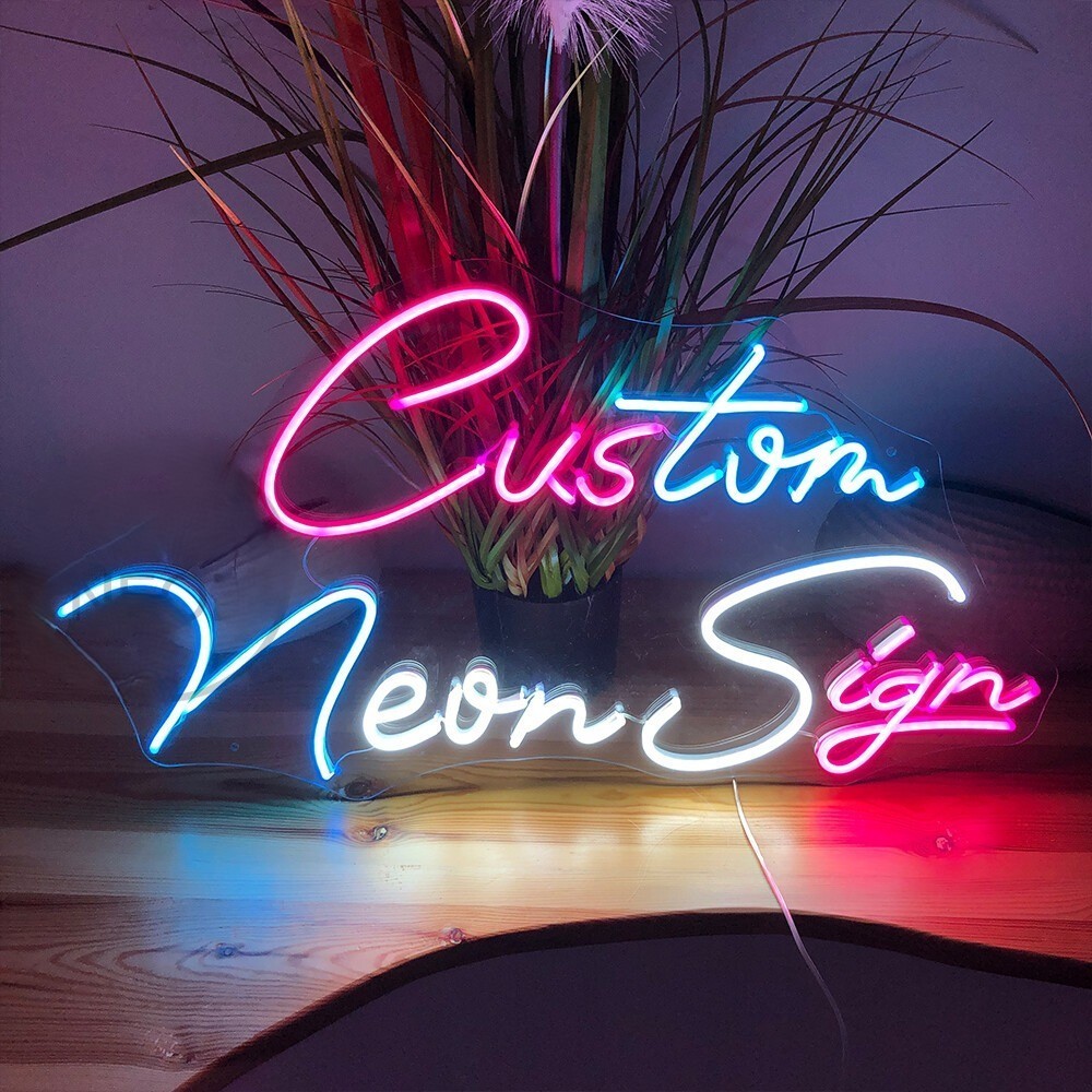 Custom Neon Signs LED Neon Sign for Party Home Wedding Night Light Wall Decor