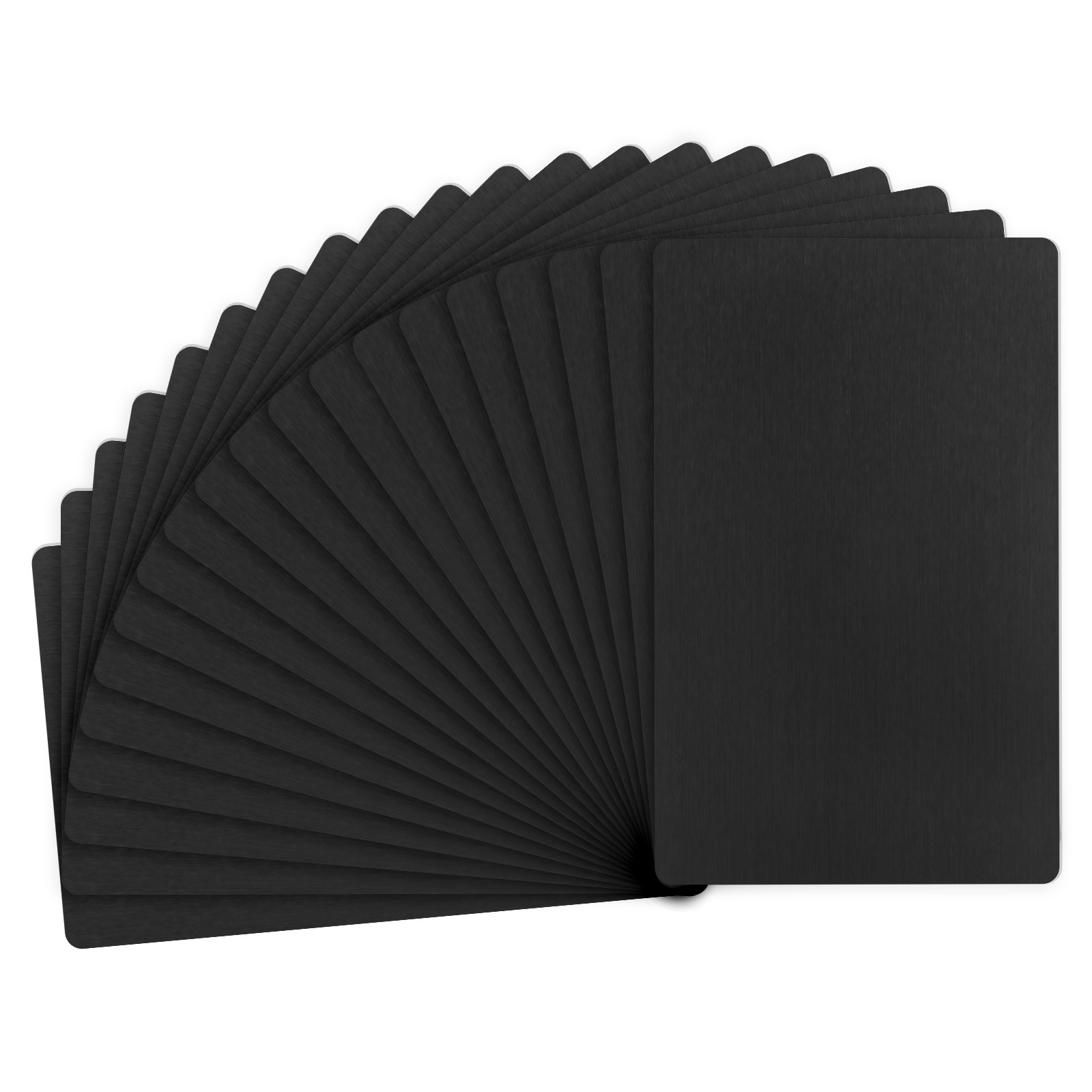 20-Pack Anodized Aluminium Laser Engraved Metal Plate 3x2x0.02″