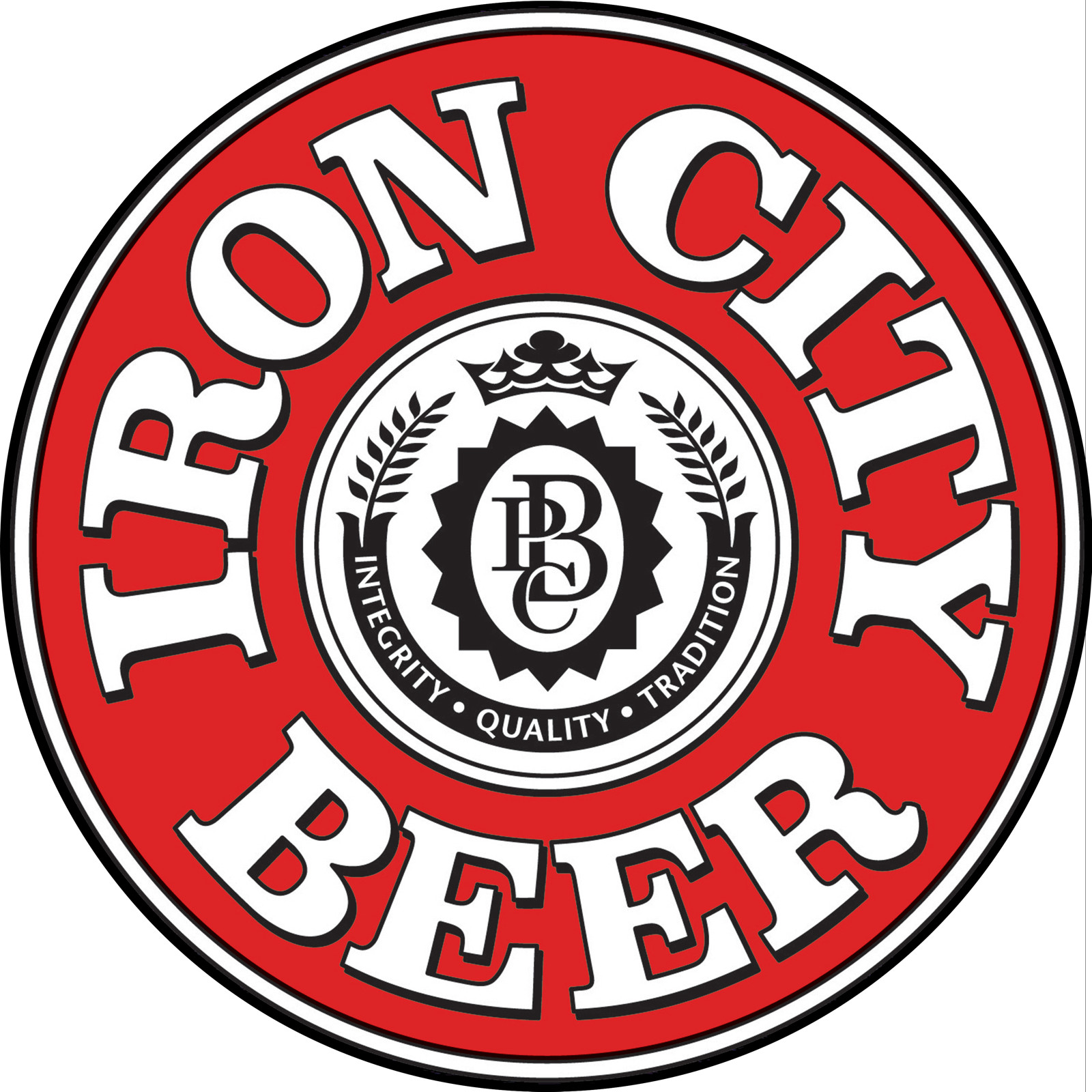 11.75in Round iron city sign (2 sizes)