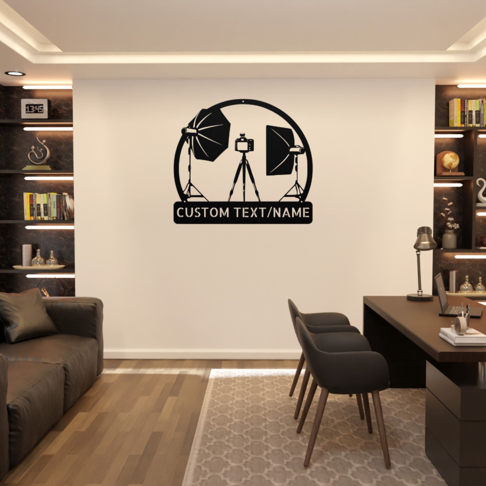 Custom Photography Studio Metal Sign Personalized Decor for Photographers