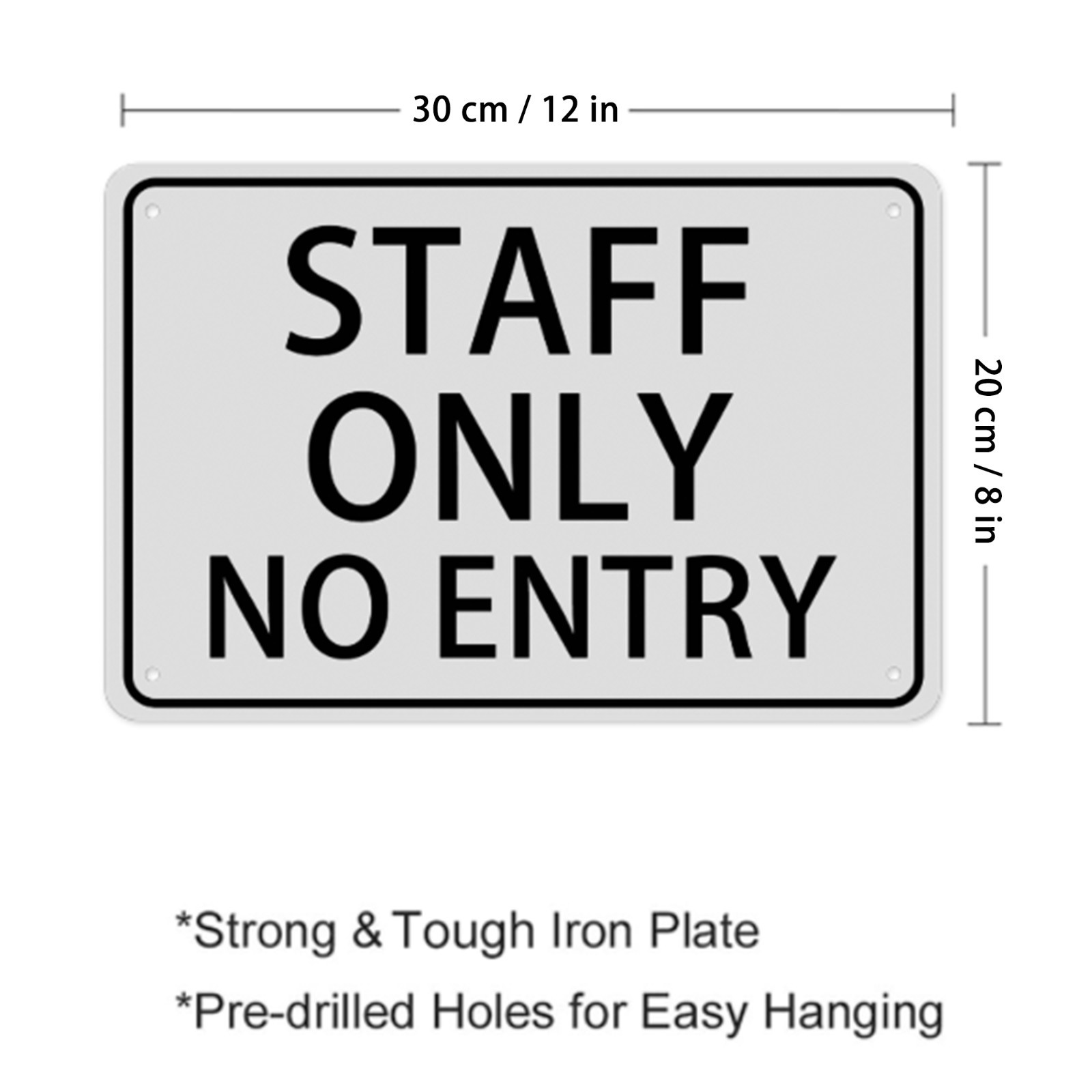 12″ x 8″ Custom Metal Sign Personalized Your Own Text Message Iron Sign Horizon