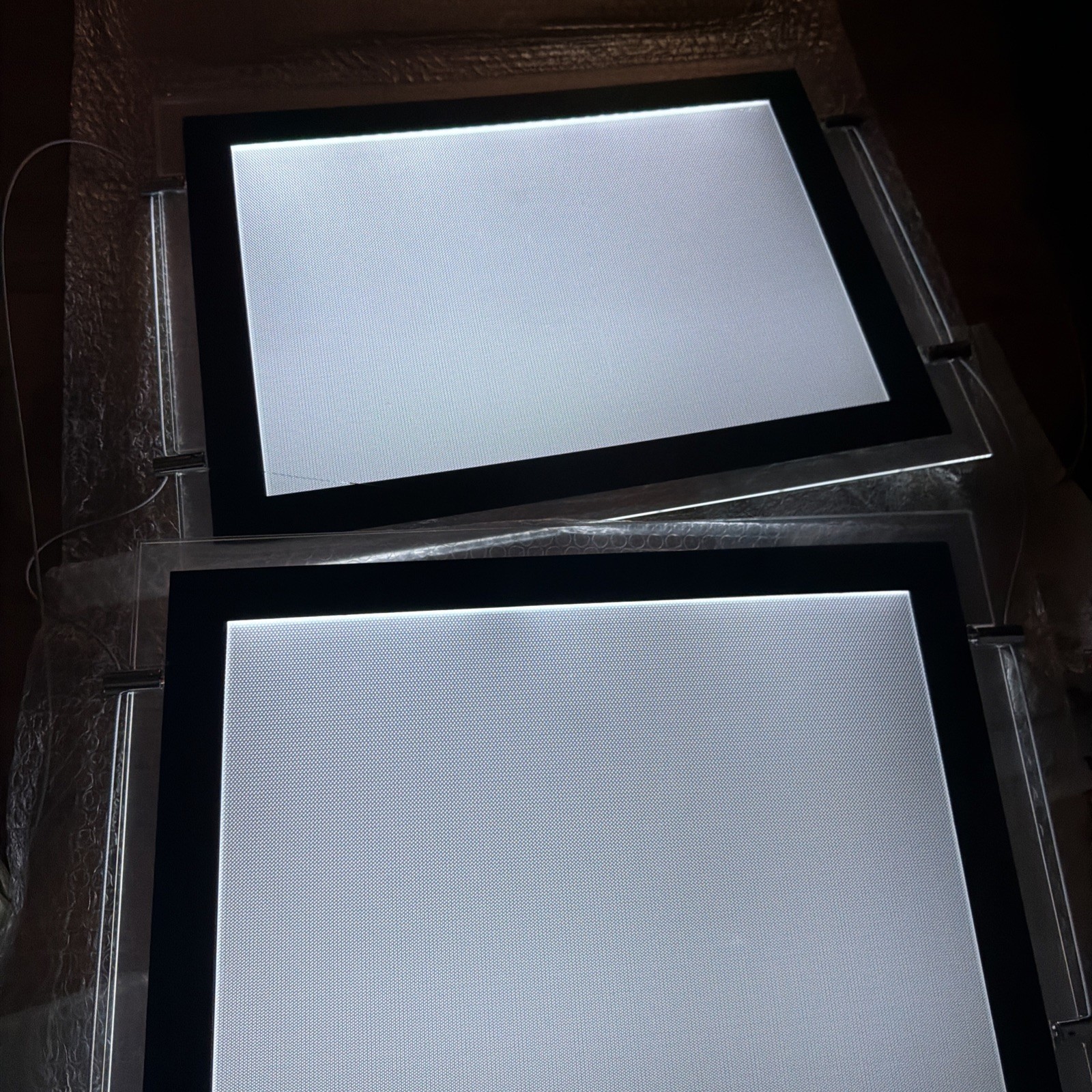 A3 & A4 Real Estate Window Hanging Led Backlit Picture Frame Display Sign Holder