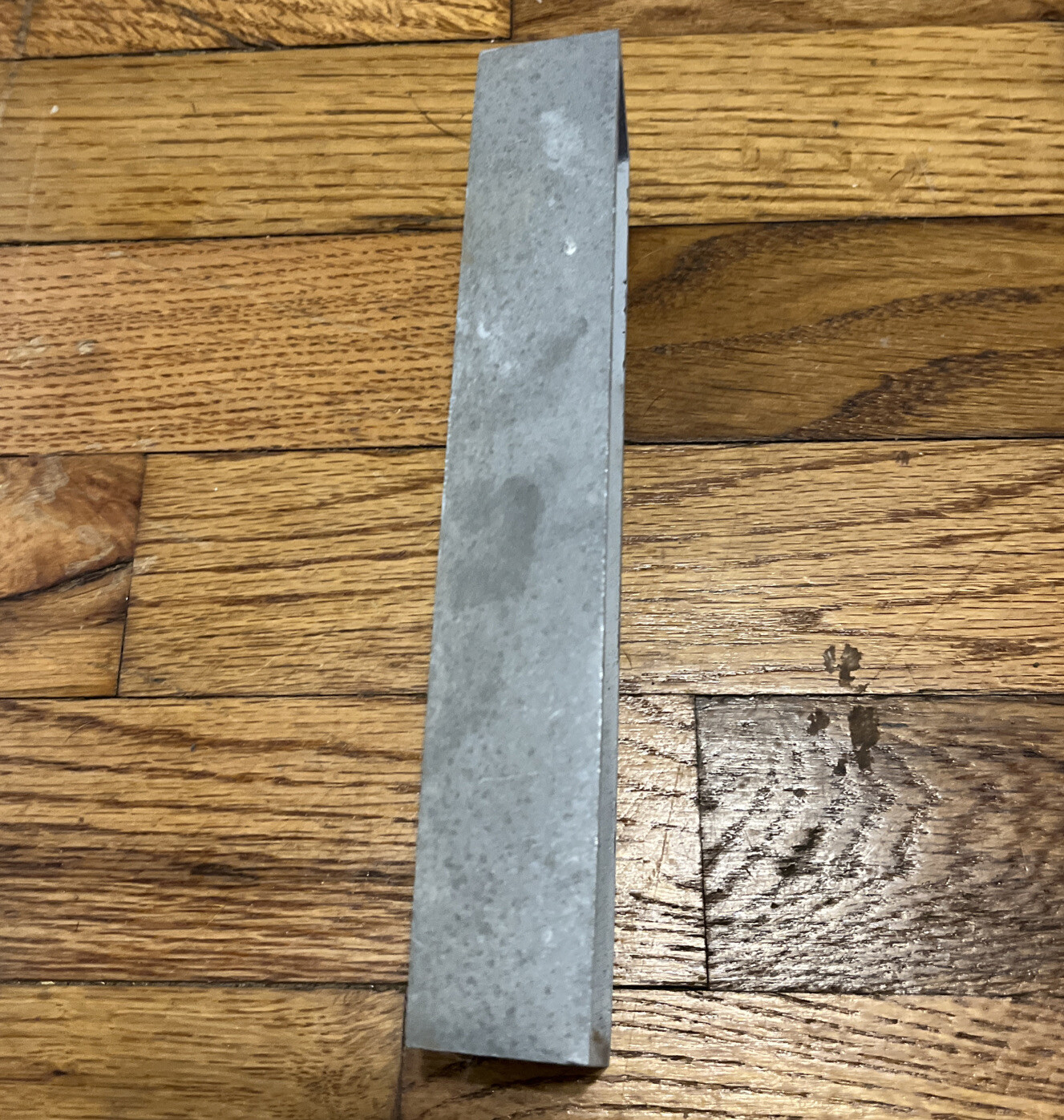 Vintage Industrial Aluminum Metal Sign Letter i, 8in. tall x 1.75in. wide.