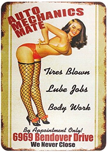 100 Random Vintage Metal Tin Signs Retro Plaque Garage Bar Customization Decor