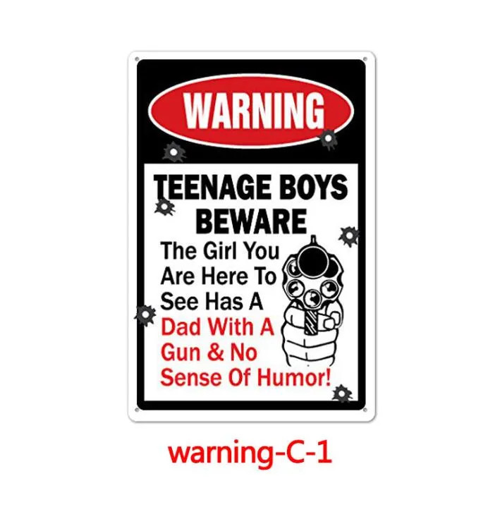 New Warning nothing here worth dying for Vintage Rustic Decor Tin Metal Signs
