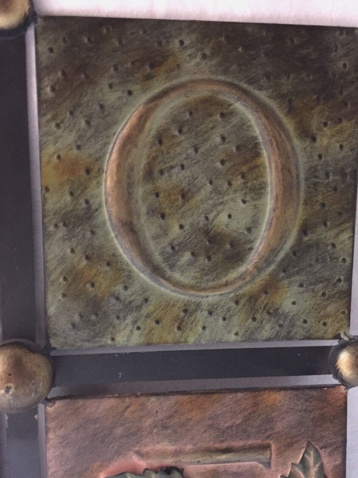 Metal Wall Art 2 Dimensional Picture Plaque 4 Sections “H-O-M-E”