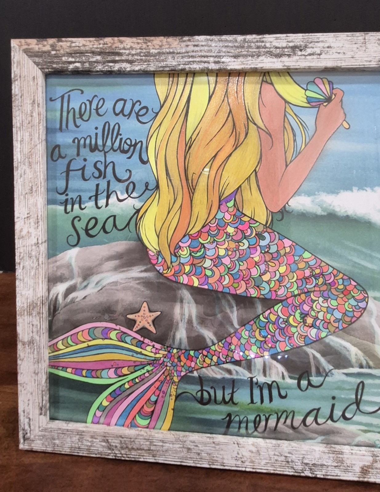Handcrafted “But I Am A Mermaid ” Picture