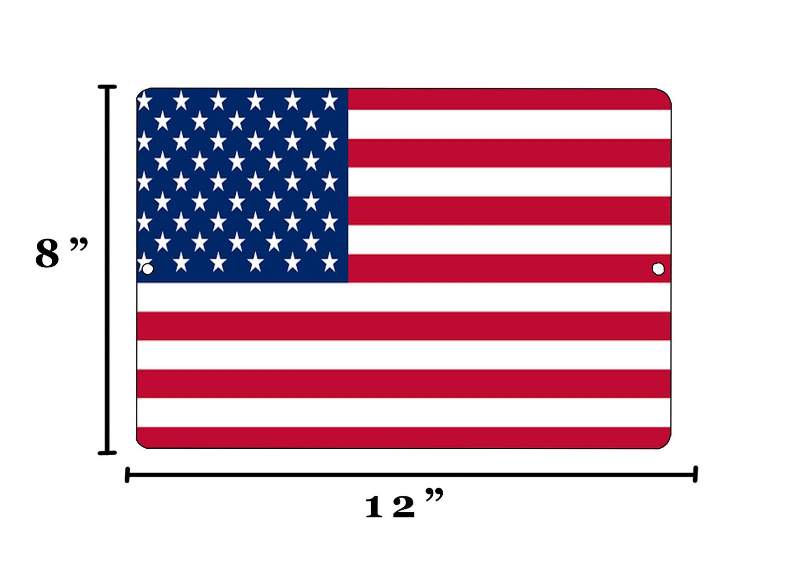 Rogue River Tactical USA American Flag Metal Tin Sign Wall Decor Man Cave Bar…
