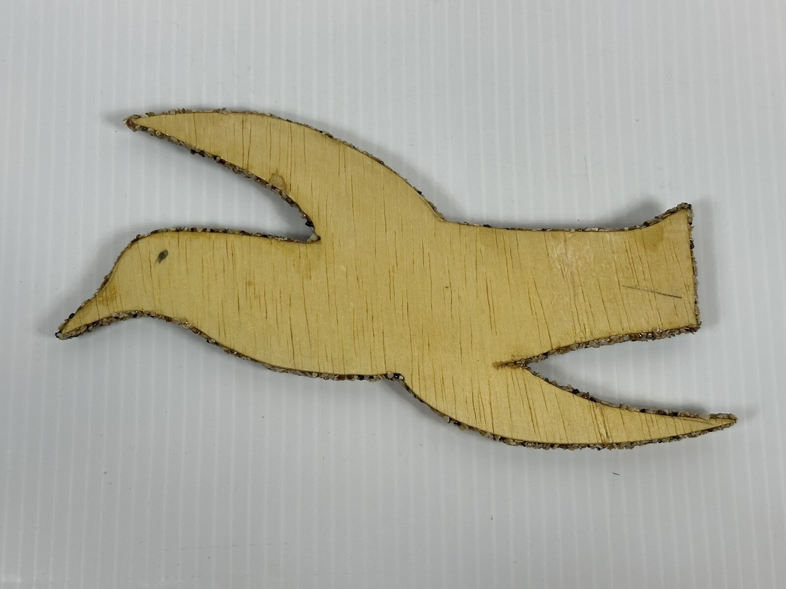Vintage Sea Shell Folk Art Sea Birds Plaque Wall Hanging Hawaii