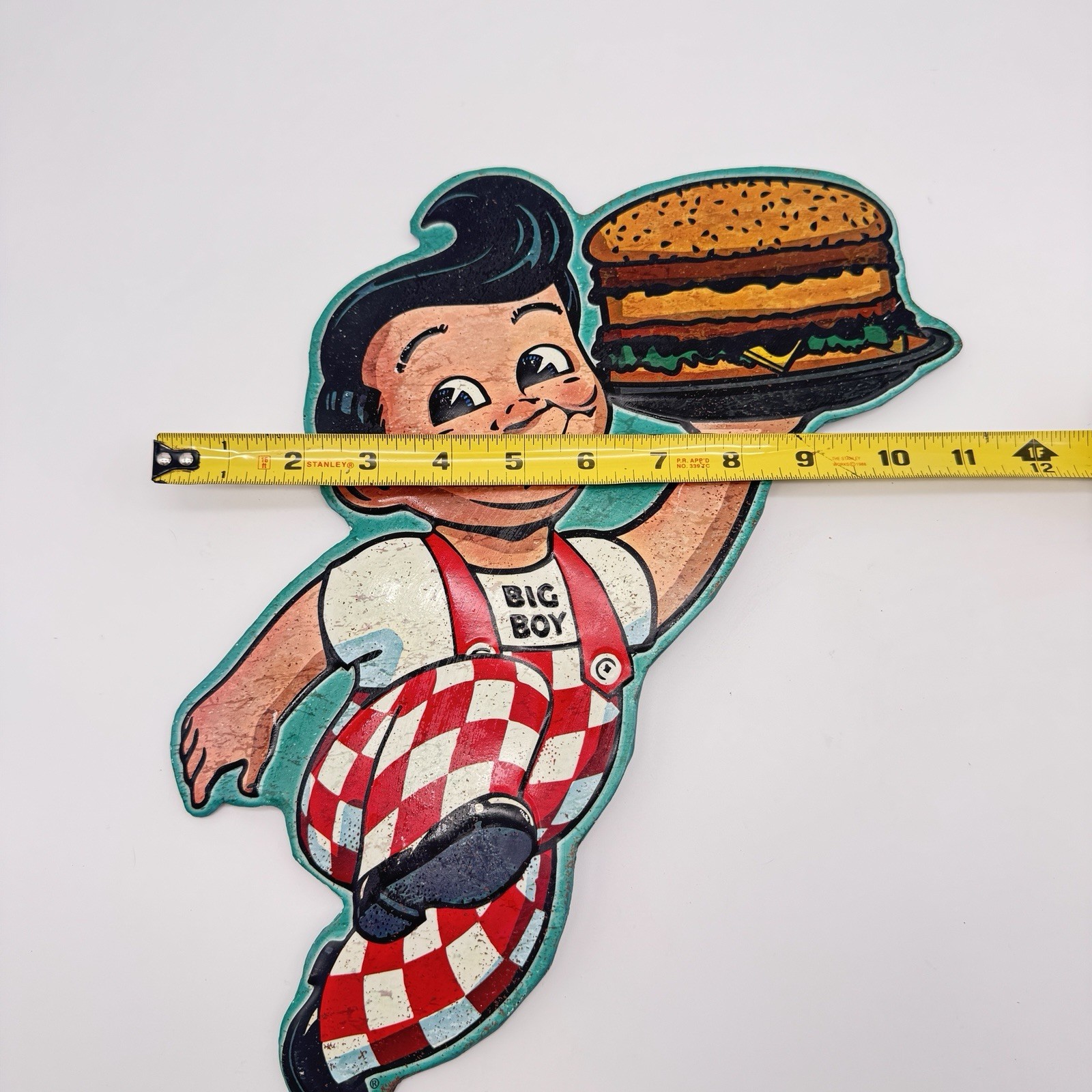 Bob’s Big Boy Classic Metal Sign 11×13 Open Road Brands Decor