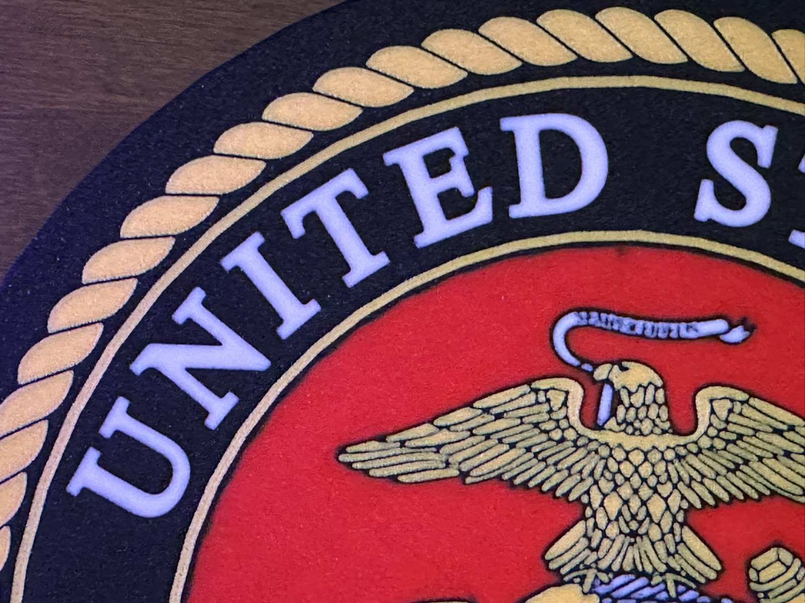Marine Corps Emblem – USMC – 10 inches – Ready to Hang