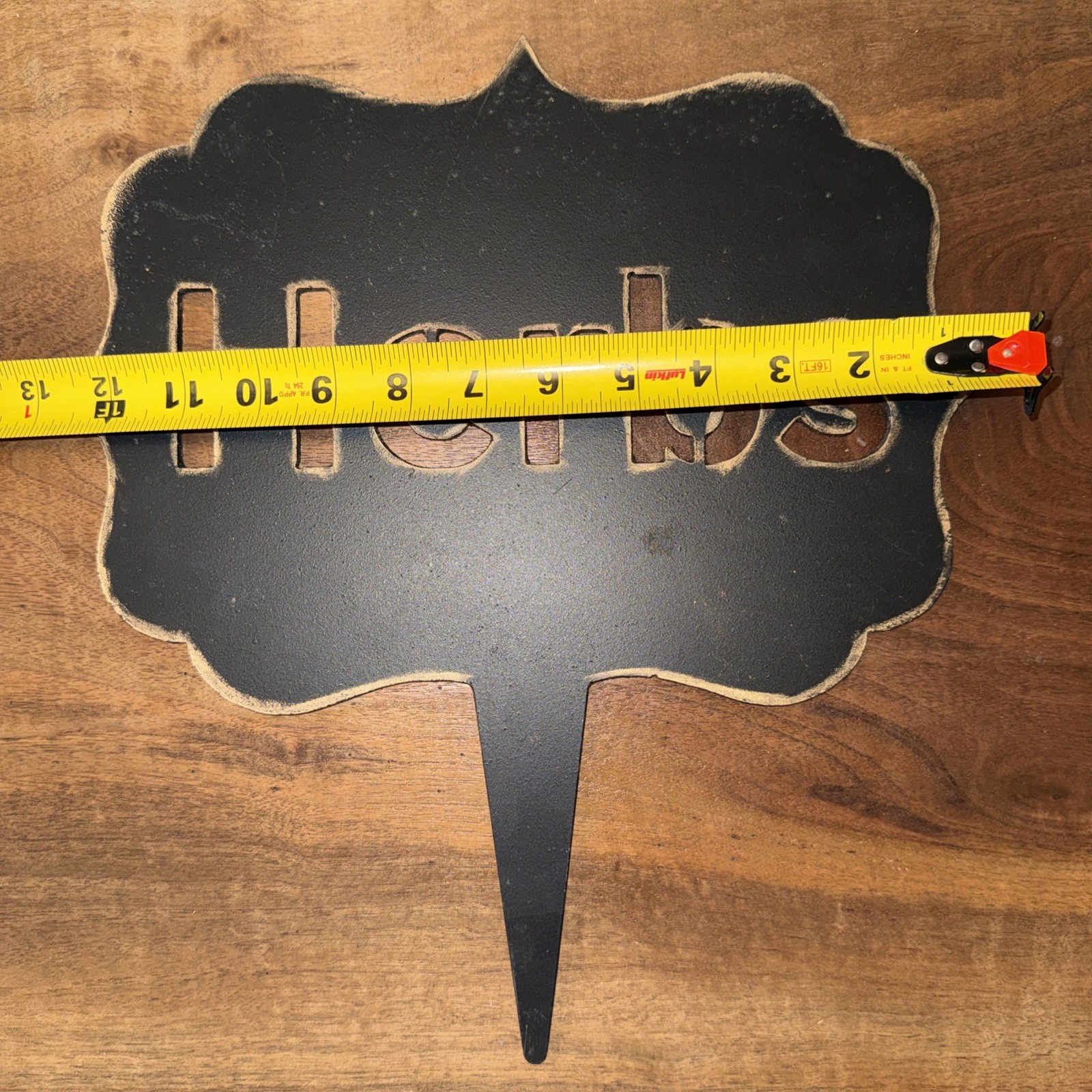 Custom USA 1/8 Thick Steel HERBS Garden Sign Made In USA Metal Sign 🇺🇸