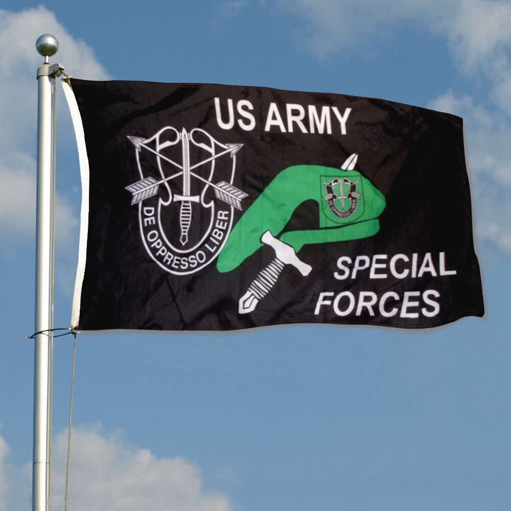 United States Army Special Forces Flag Banner 3x5Feet Dorm Room Decor Man Cave