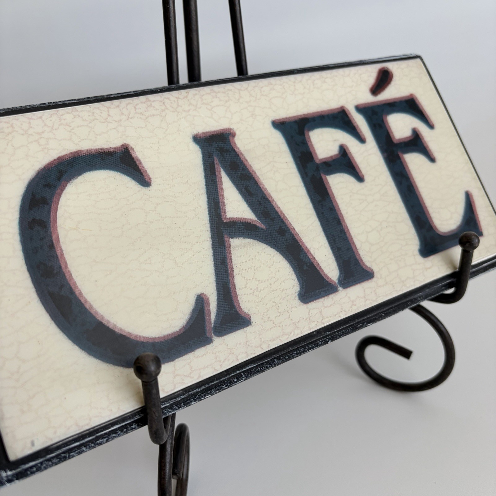 CAFÉ French Country Wall Decor Hanging Door Sign by Michael Alan Designs