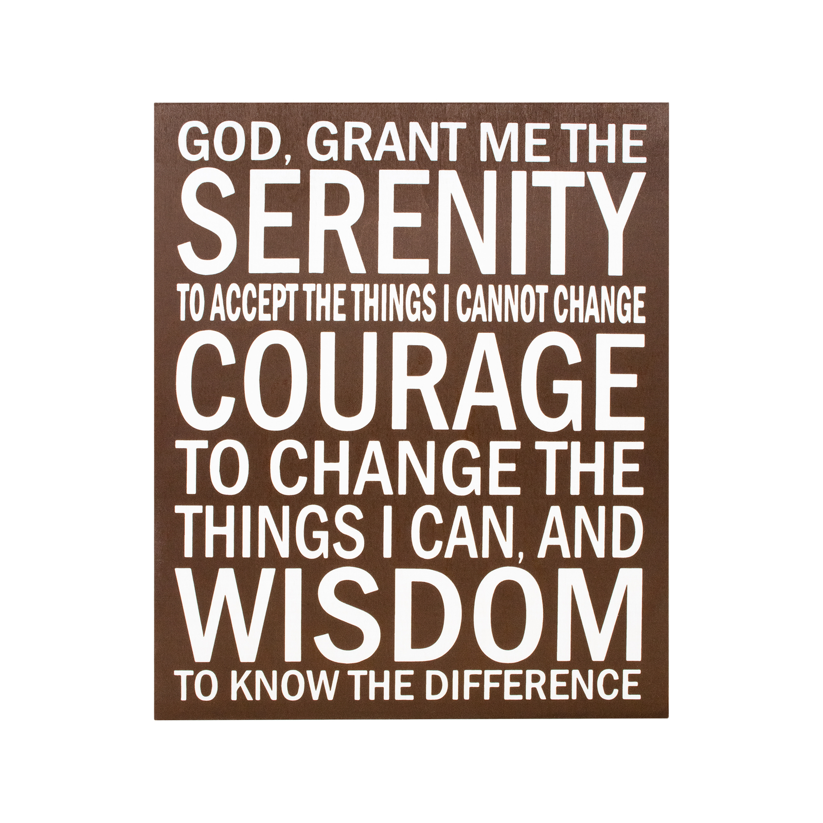 JennyGems Serenity Prayer Sign Serenity Prayer Plaque, Sobriety Gifts for Women