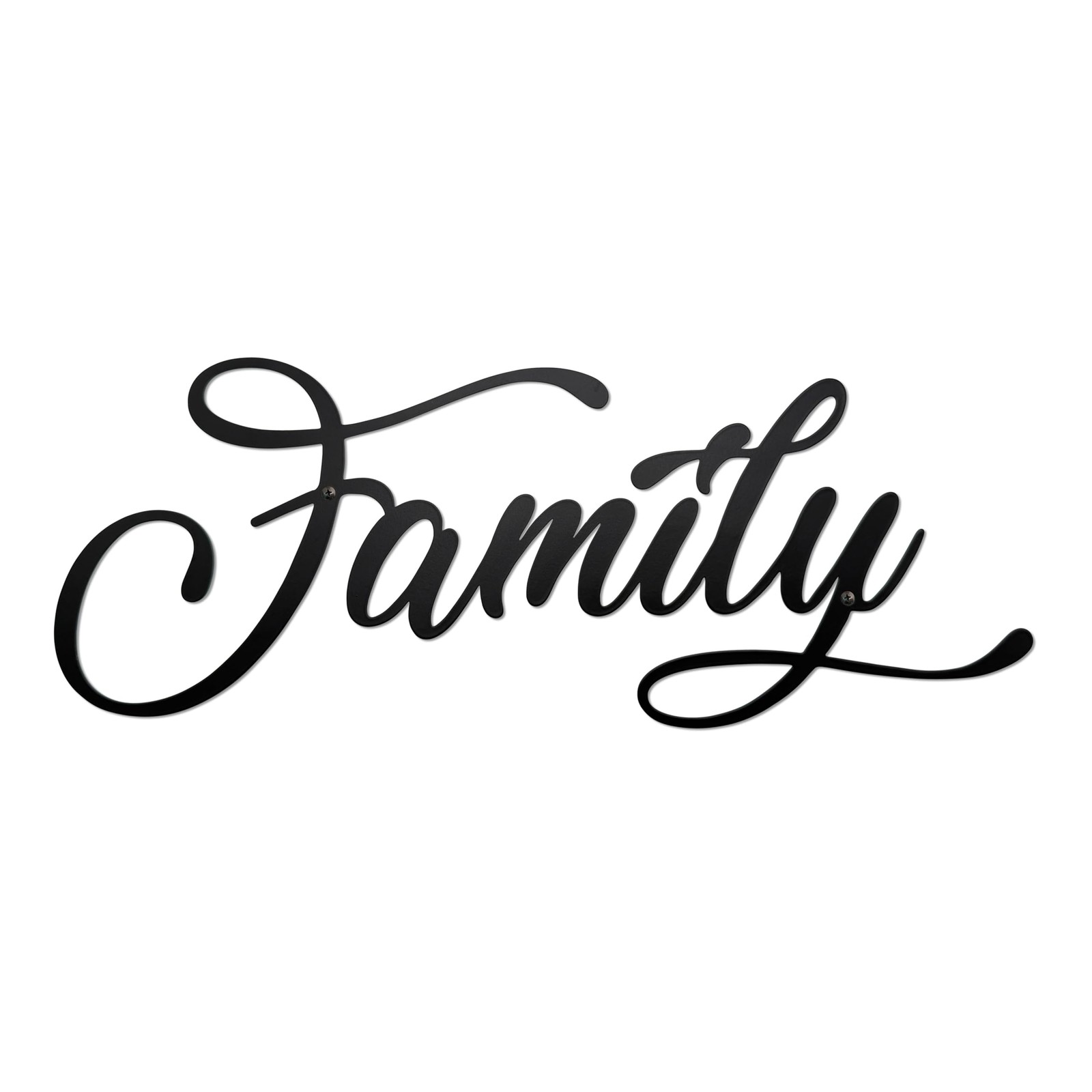 Metal Family Sign Wall Decor Metal Wall Hanging Home Wall Decoration for Livi…