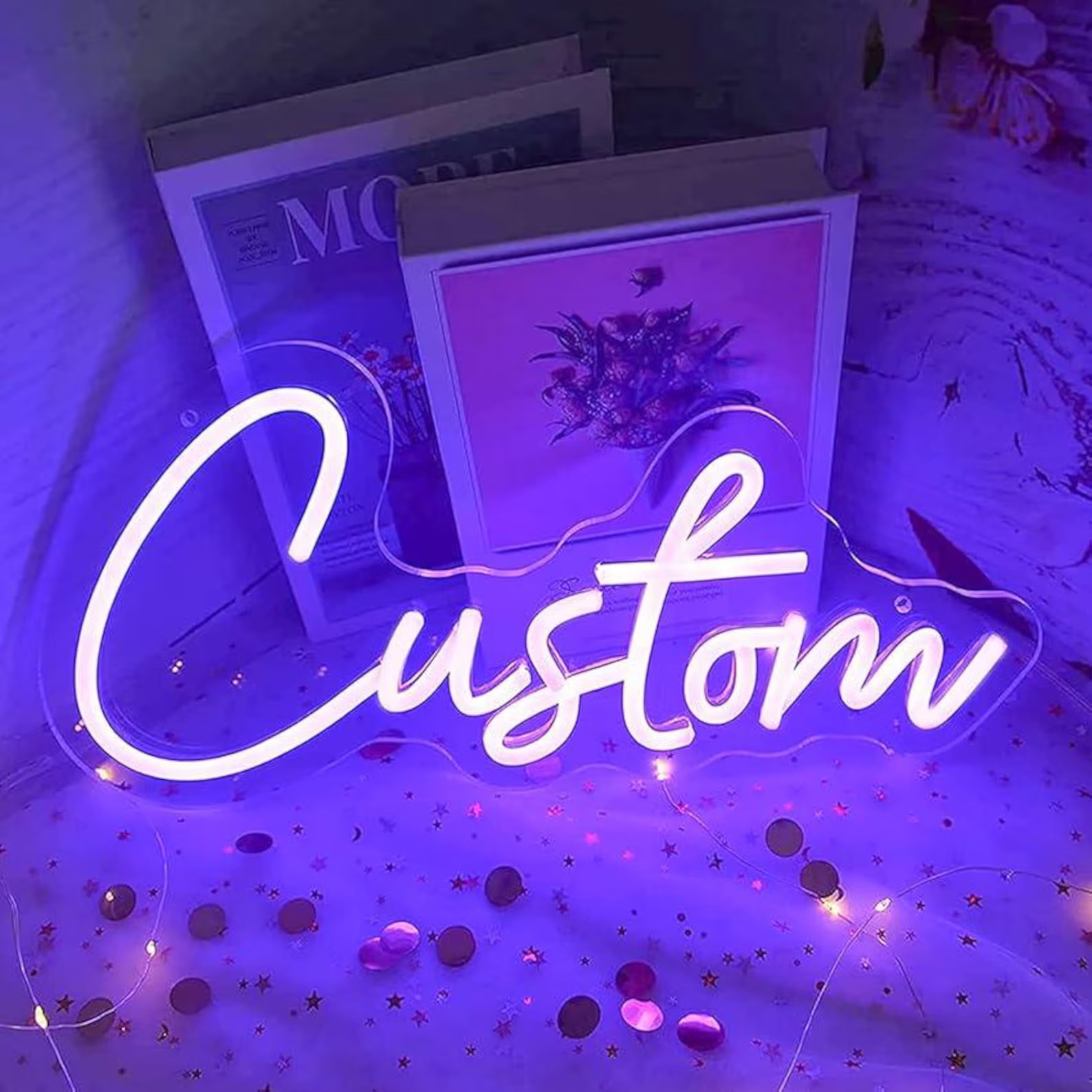 Custom Name Neon Sign – LED Light Wall Decor for Birthday & Wedding
