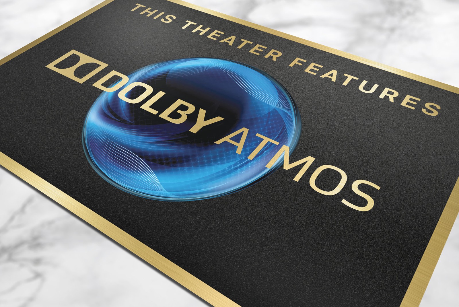 Dolby Atmos Home Movie Theater Sign | Cinema Sign | Theater Sign | Movie Room