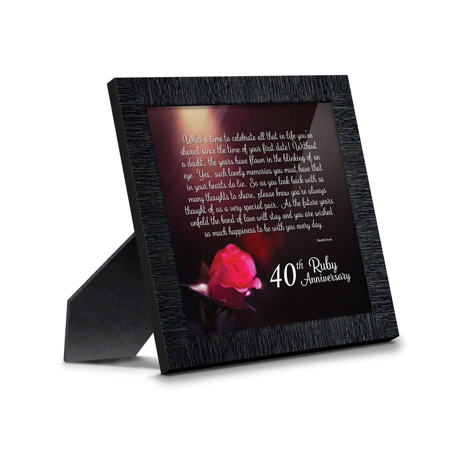 40th Anniversary Gifts for Parents, Ruby 40th Anniversary Decorations for Party