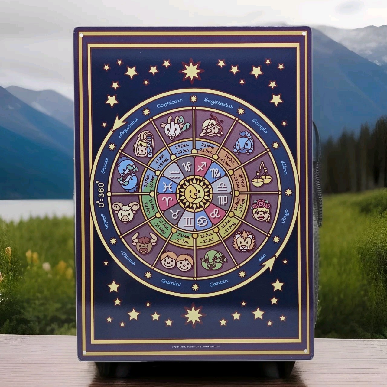 Zodiac Metal Signage 12″ x 8.25 Novelty Sign