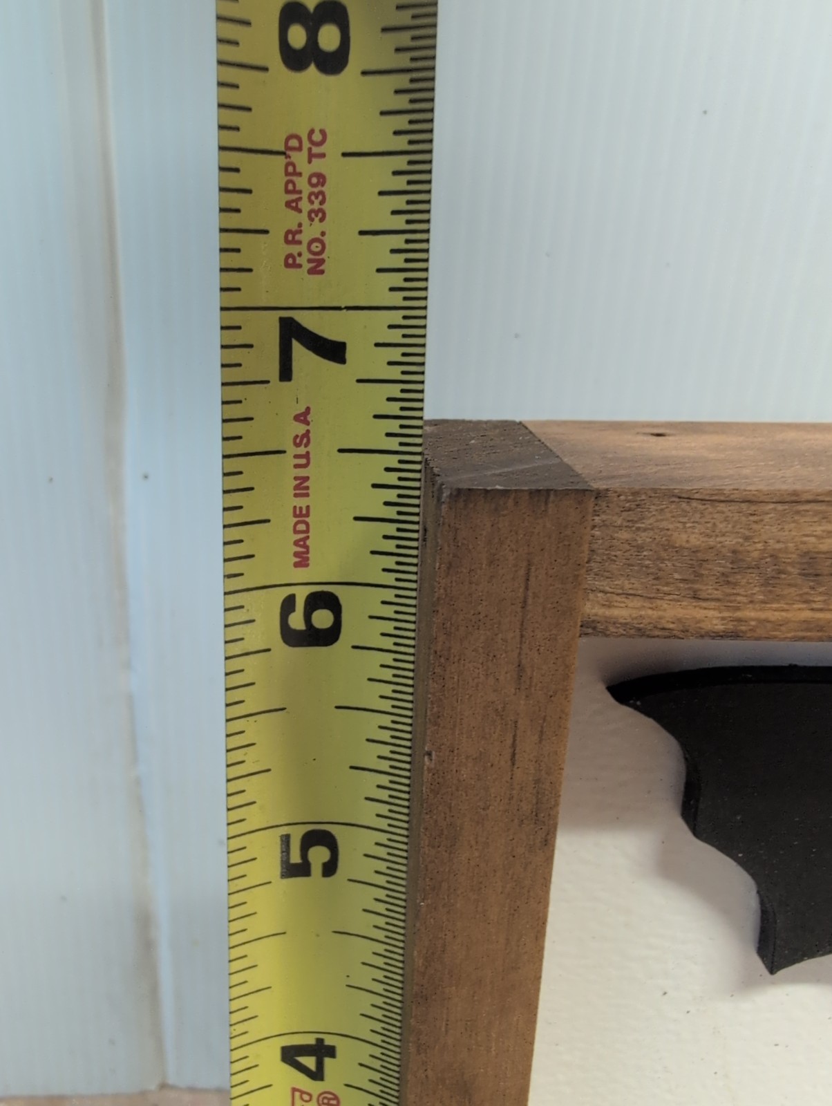 6-1/2 X 6-1/2 in Block Bat Sign | Fall/Halloween Theme