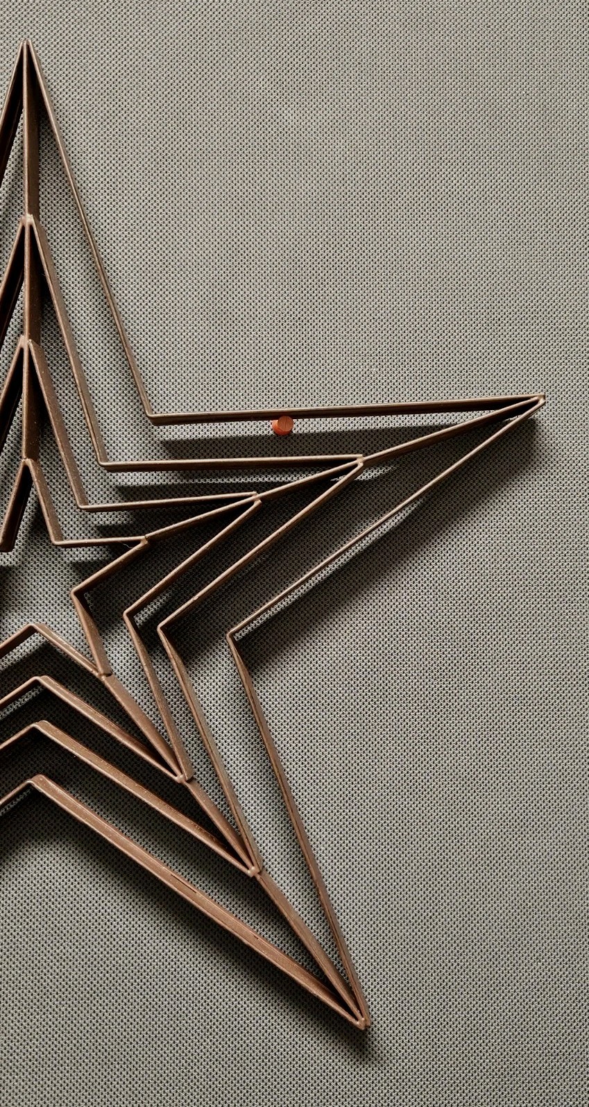 5 Point Star Metal Art Wall Decor 18″ x 17″