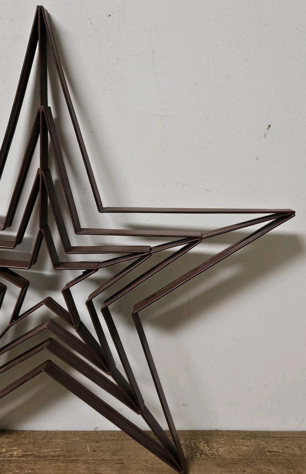 5 Point Star Metal Art Wall Decor 18″ x 17″