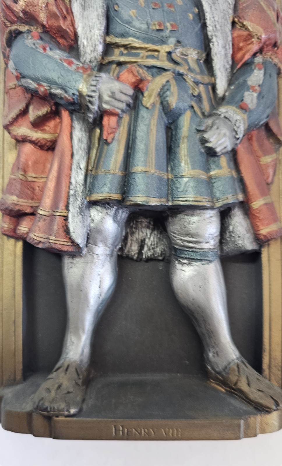 Marcus Designs Henry VIII Chalkware Wall Plaque DH Morton Tudor Art
