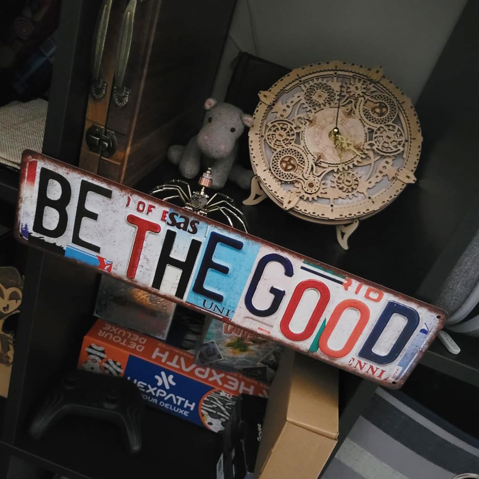 TREEPERI Vintage Peacock Lane Street Sign Wall 15.75L” x 3.94W”,