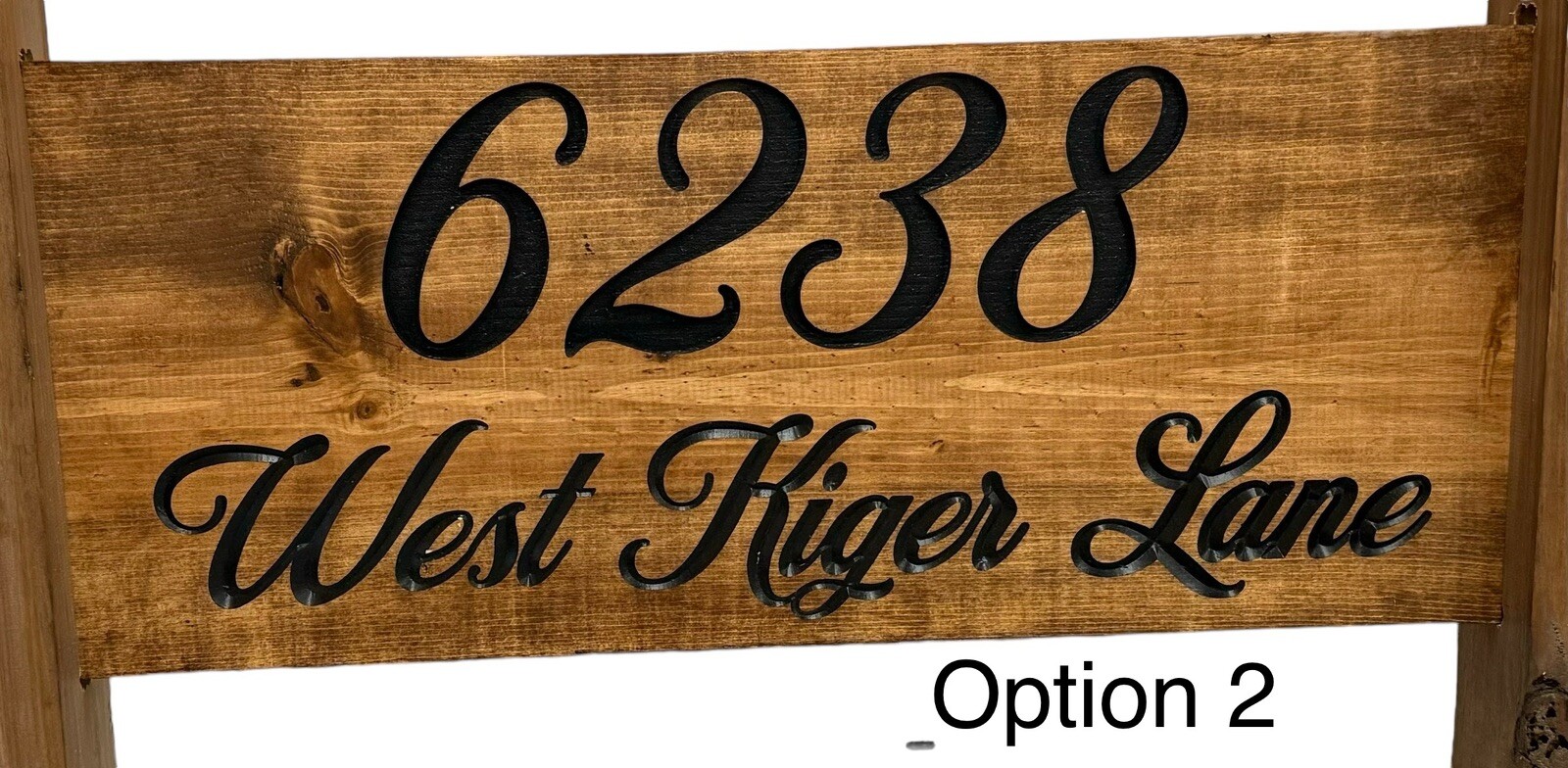 personalized home address sign