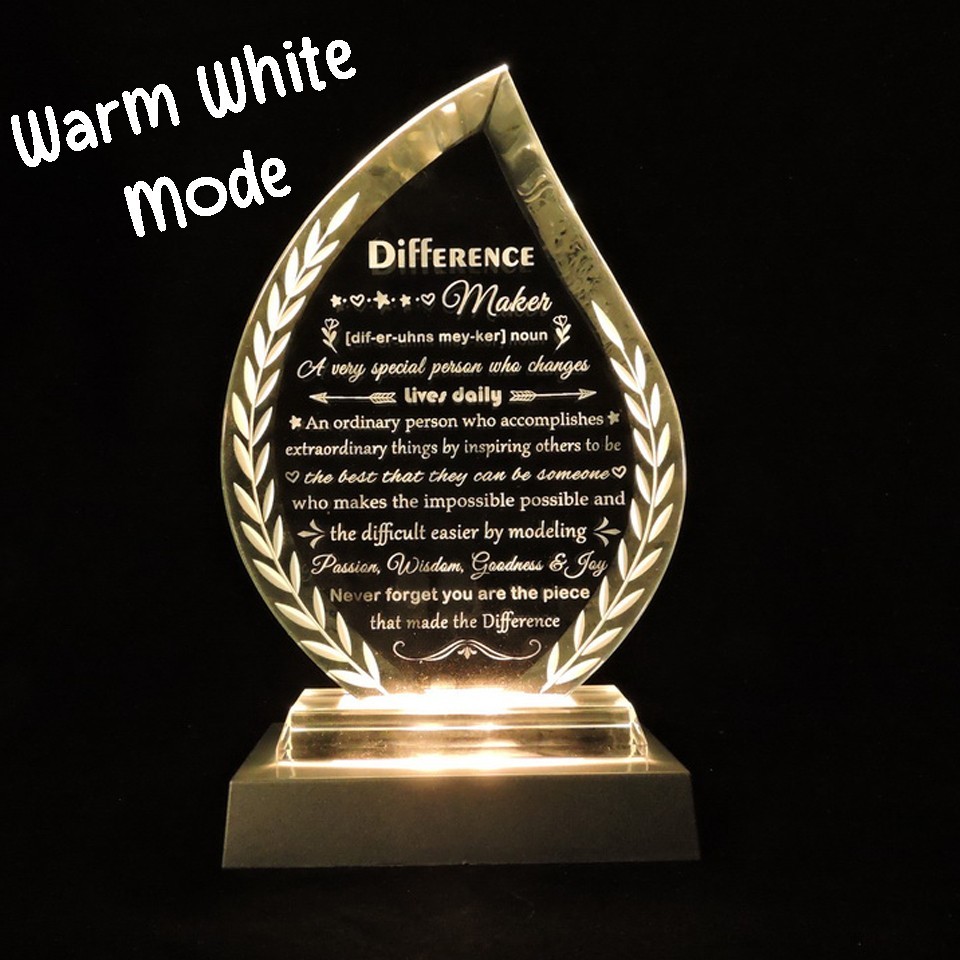 Crystal Appreciation Plaque